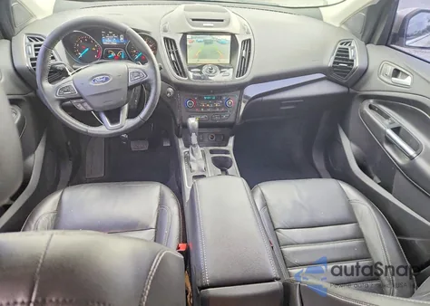 2017 Ford Escape Titanium z USA, uszkodzony, nr VIN 1FMCU0JD0HUC23545